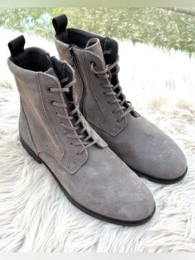 Ecco NWOT Classic Suede Boots Sz 37, 6 US